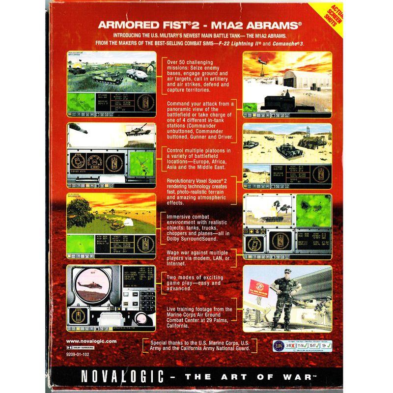 ARMORED FIST 2 MIA2 ABRAMS PC BIGBOX