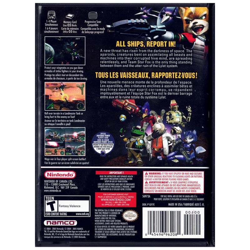STAR FOX ASSAULT GAMECUBE NTSC USA