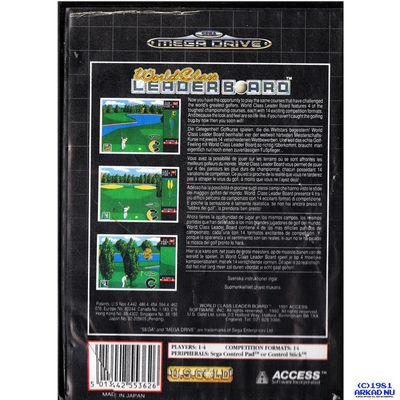 WORLD CLASS LEADERBOARD MEGADRIVE