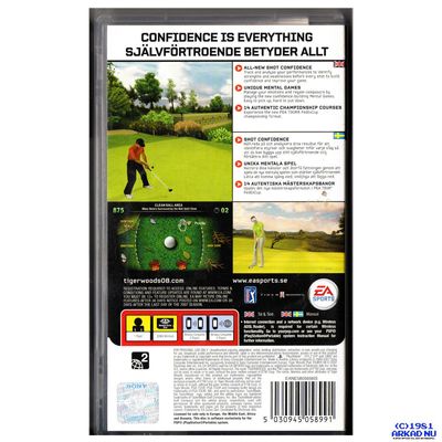 TIGER WOODS PGA TOUR 08 PSP