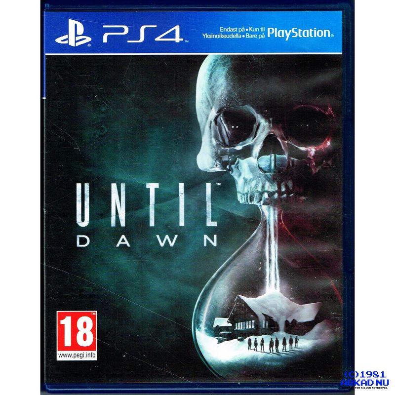 UNTIL DAWN PS4