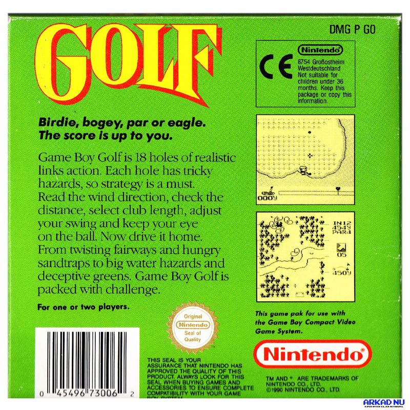 GOLF GAMEBOY SCN