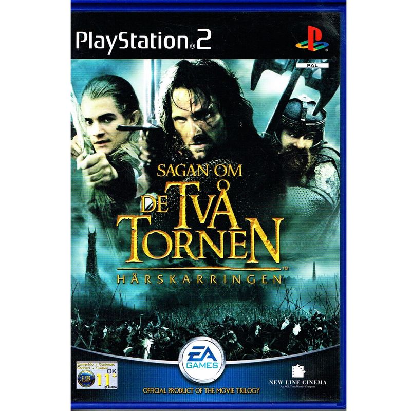 SAGAN OM DE TVÅ TORNEN HÄRSKARRINGEN PS2