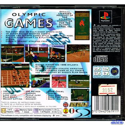 OLYMPIC GAMES ATLANTA 1996 PS1