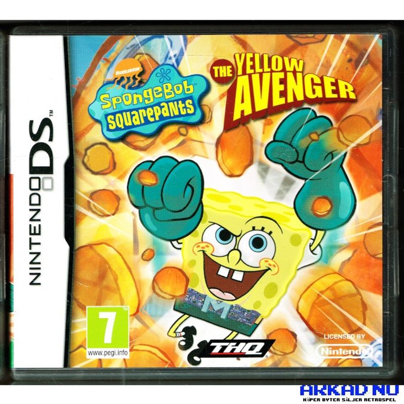 SPONGEBOB SQUAREPANTS THE YELLOW AVENGER DS