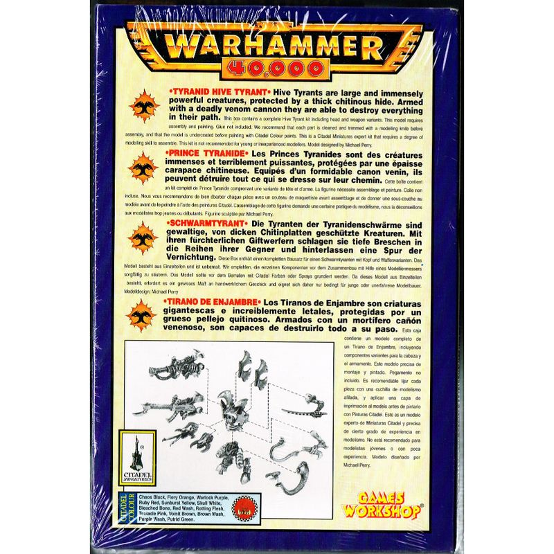 TYRANID HIVE TYRANT WARHAMMER 40000 GAMES WORKSHOP 1995