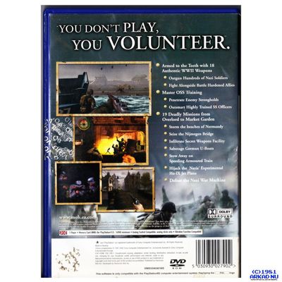 MEDAL OF HONOR FRONTLINE PS2