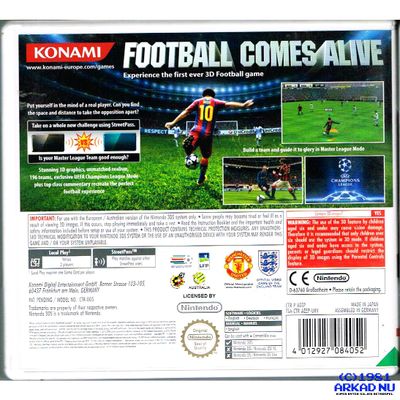 PRO EVOLUTION SOCCER PES 2011 3DS