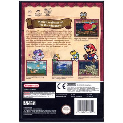 PAPER MARIO THE THOUSAND YEAR DOOR GAMECUBE