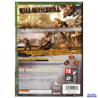 BULLETSTORM XBOX 360