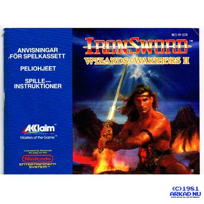 IRON SWORD WIZARDS & WARRIORS II NES SCN