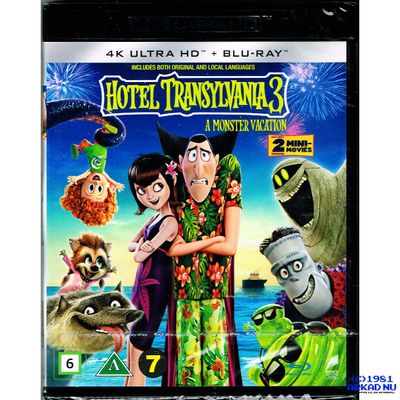 HOTEL TRANSYLVANIA 3 A MONSTER VACATION 4K ULTRA HD + BLU-RAY