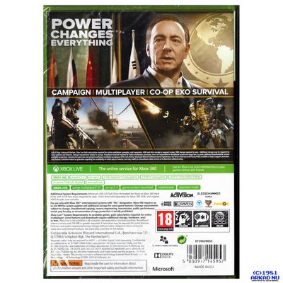 CALL OF DUTY ADVANCED WARFARE XBOX 360