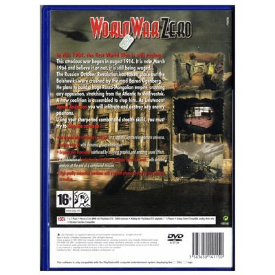 WORLD WAR ZERO IRON STORM PS2