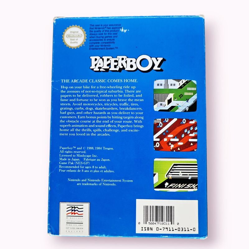 PAPERBOY NES SCN