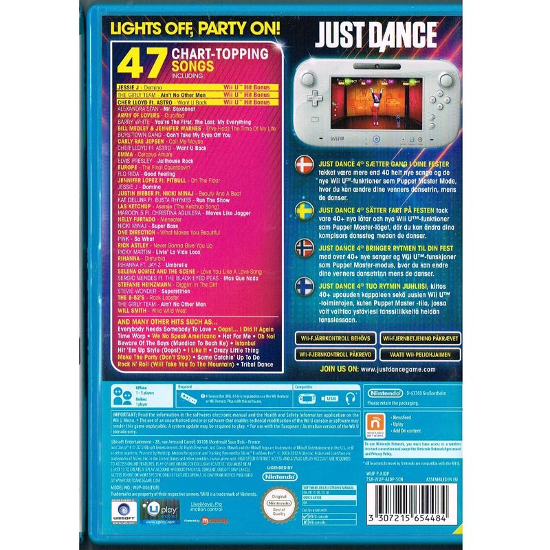 JUST DANCE 4 WII U