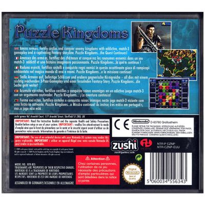 PUZZLE KINGDOMS DS