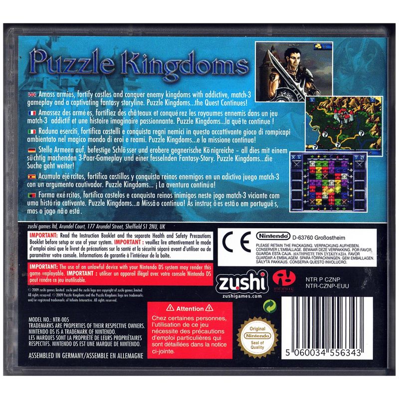 PUZZLE KINGDOMS DS