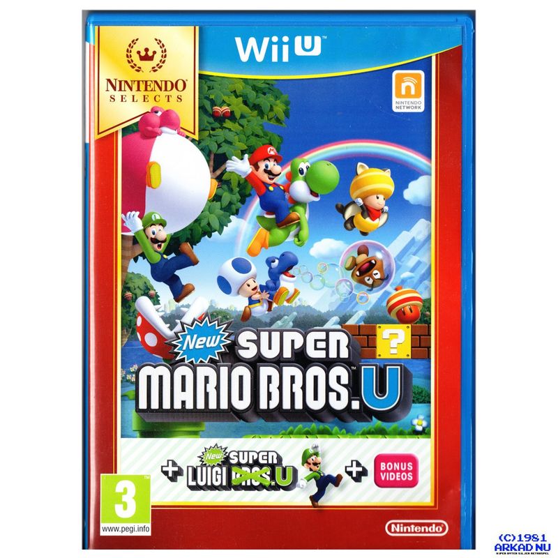 NEW SUPER MARIO BROS U + NEW SUPER LUIGI U  WII U