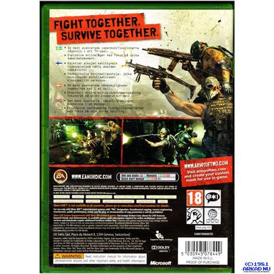 ARMY OF TWO THE 40TH DAY XBOX 360