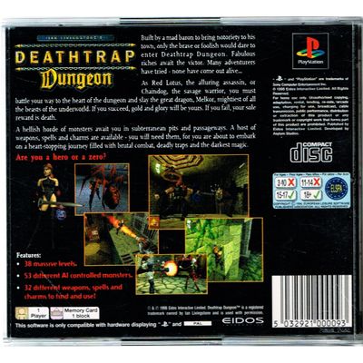 DEATHTRAP DUNGEON PS1