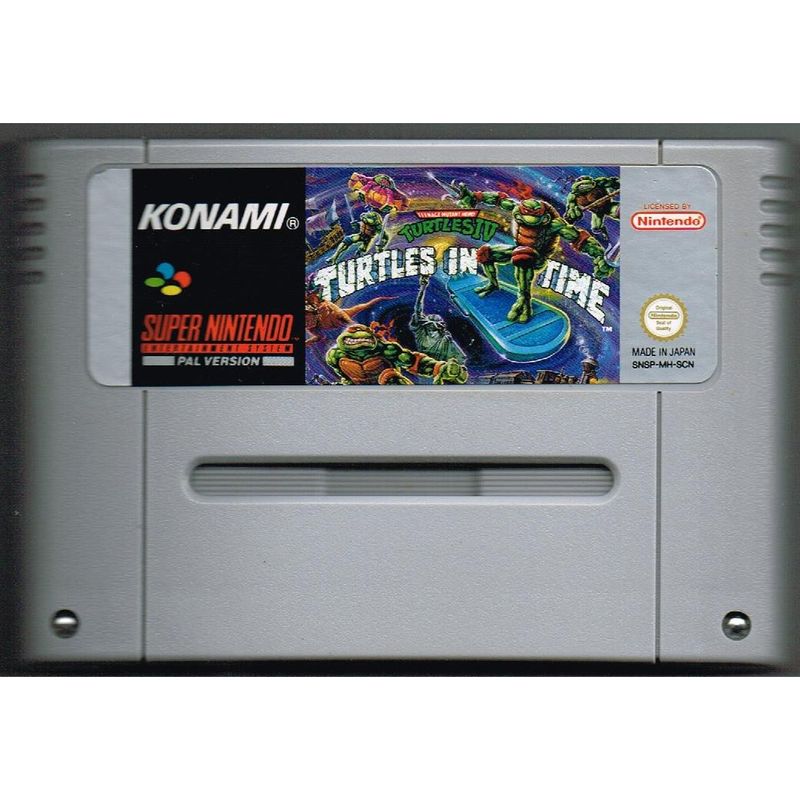 TURTLES IV TURTLES IN TIME SNES SCN