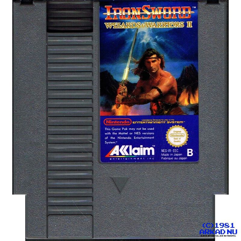 IRON SWORD WIZARDS & WARRIORS II NES SCN