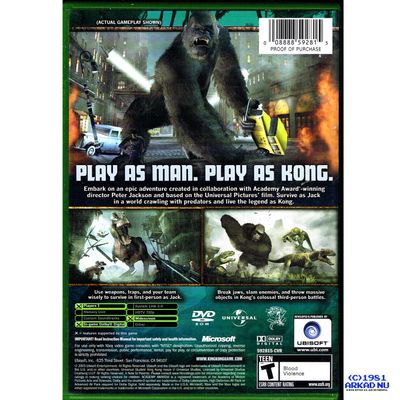 PETER JACKSONS KING KONG XBOX NTSC USA 