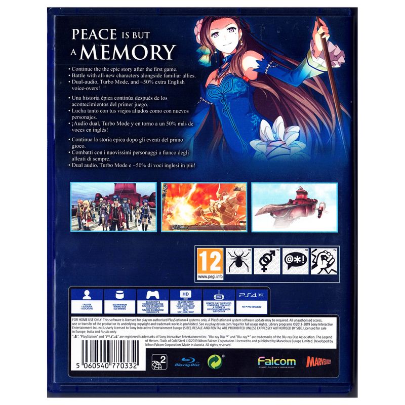 TRIALS OF COLD STEEL II PS4