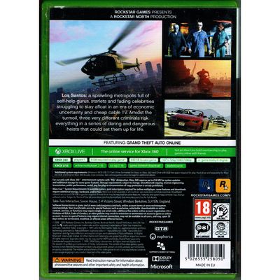 GRAND THEFT AUTO V XBOX 360