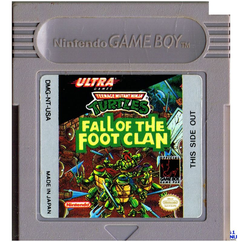 TEENAGE MUTANT HERO TURTLES FALL OF THE FOOT CLAN GAMEBOY USA