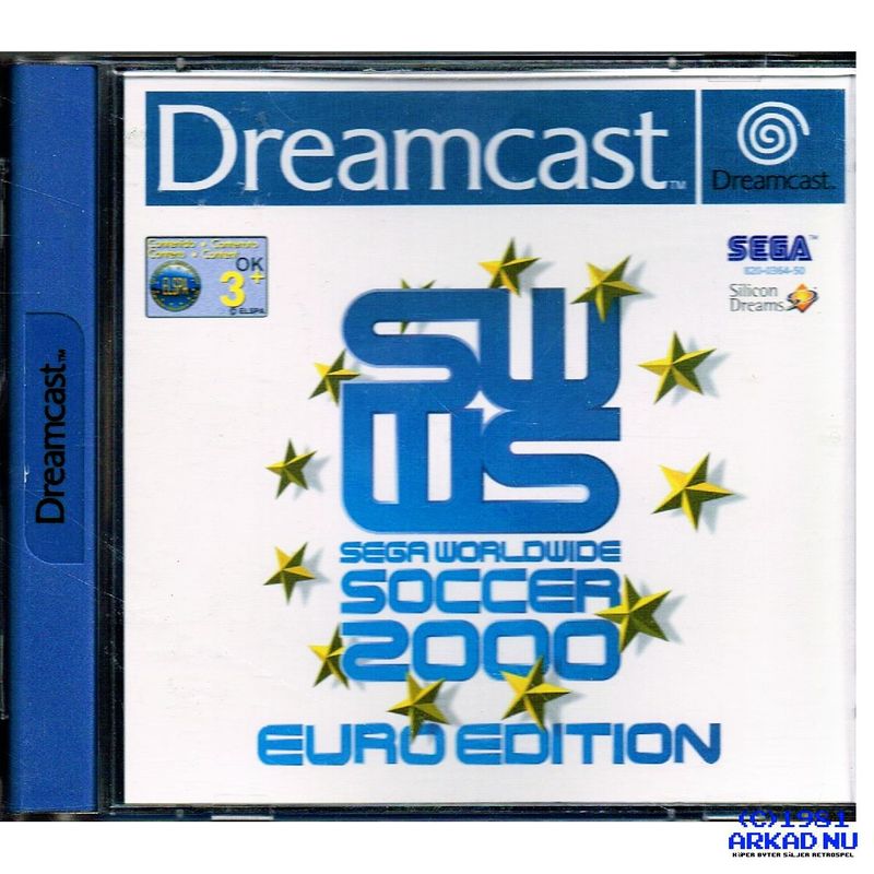SEGA WORLDWIDE SOCCER 2000 EURO EDITION DREAMCAST