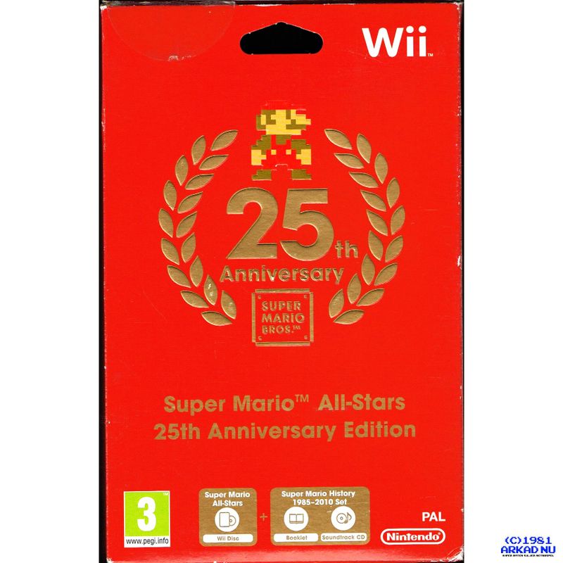 SUPER MARIO ALL-STARS 25TH ANNIVERSARY EDITION WII