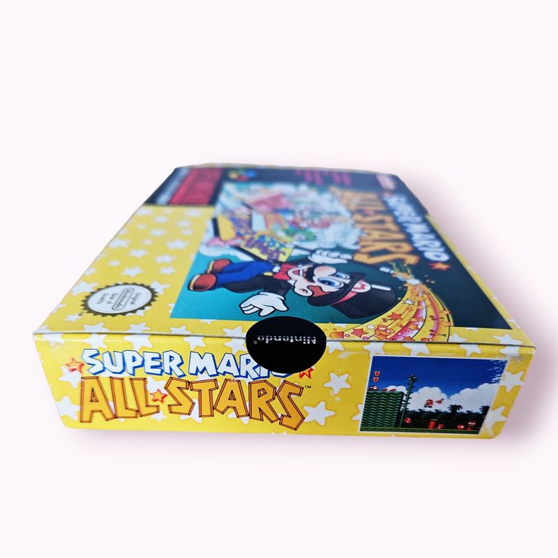 SUPER MARIO ALL-STARS SNES MED SVENSK A4