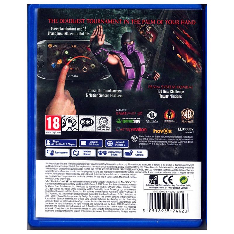 MORTAL KOMBAT PS VITA