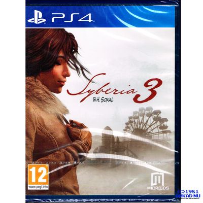 SYBERIA 3 PS4