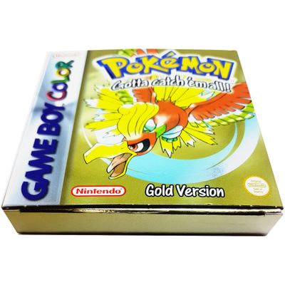 POKEMON GOLD GAMEBOY COLOR MED SVENSKT HÄFTE A4