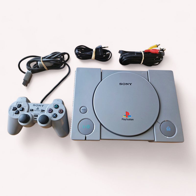 SONY PLAYSTATION 1 BASENHET MED DUAL SHOCK HANDKONTROLL SCPH-5502
