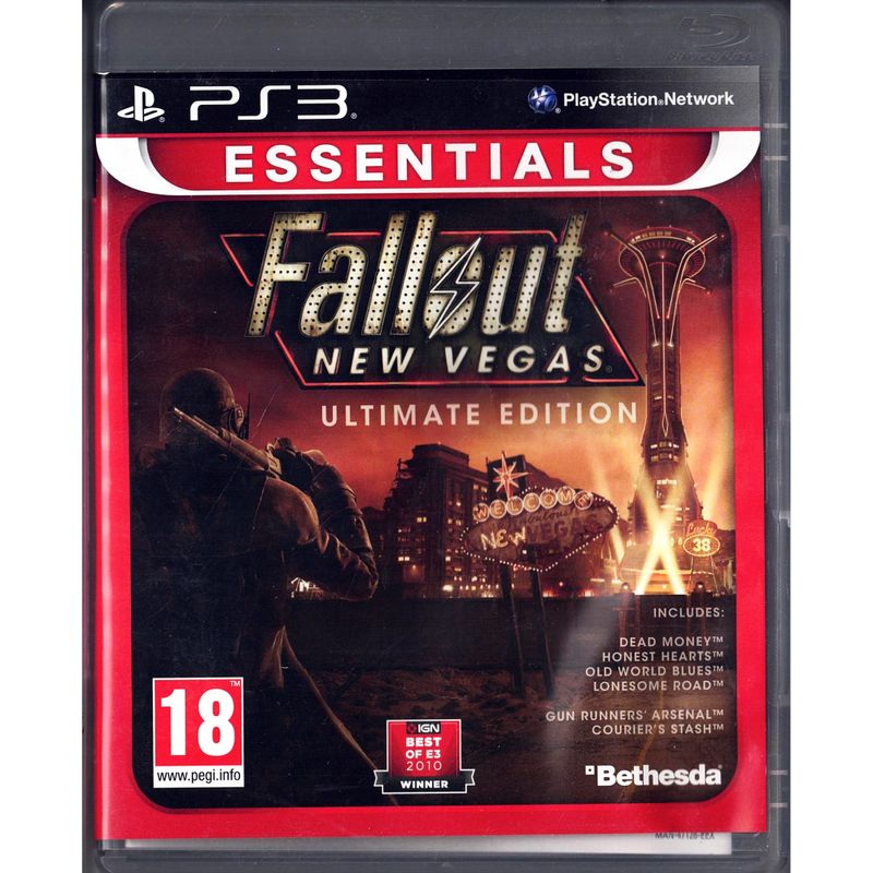 FALLOUT NEW VEGAS ULTIMATE EDITION PS3 ESSENTIALS