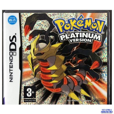 POKEMON PLATINUM VERSION DS SVENSK UTGÅVA