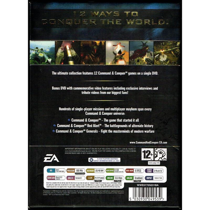 COMMAND AND CONQUER THE FIRST DECADE PC