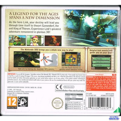 THE LEGEND OF ZELDA OCARINA OF TIME 3D 3DS