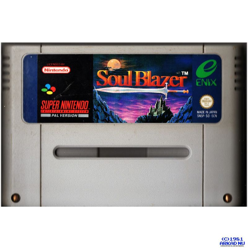 SOUL BLAZER SNES SCN