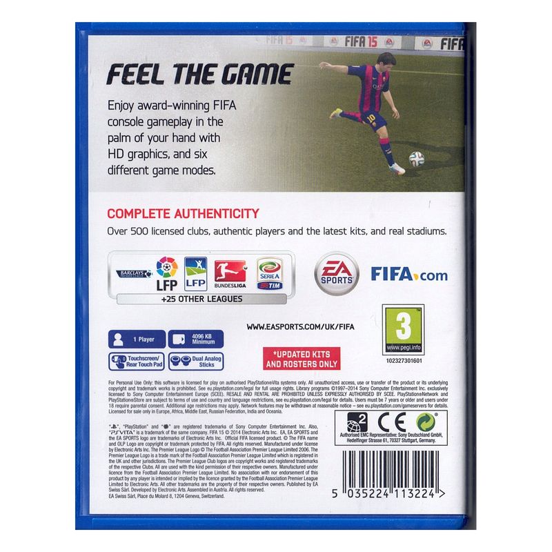 FIFA 15 LEGACY EDITION – PS Vita