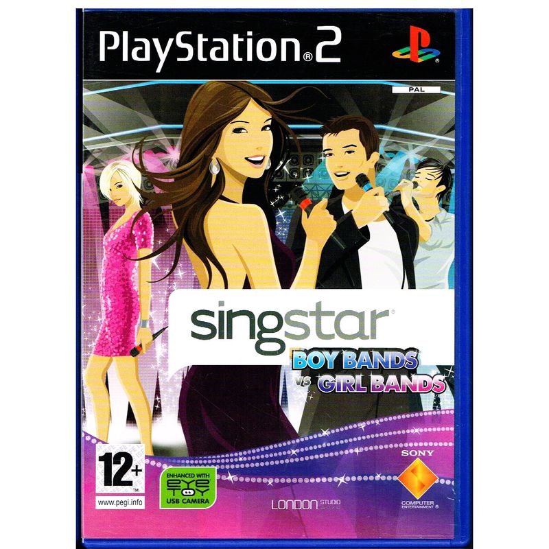 SINGSTAR BOY BANDS VS GIRL BANDS PS2