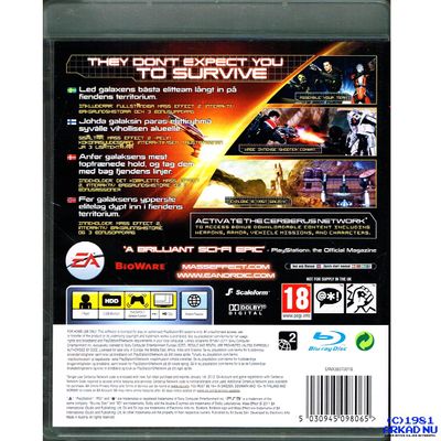 MASS EFFECT 2 PS3