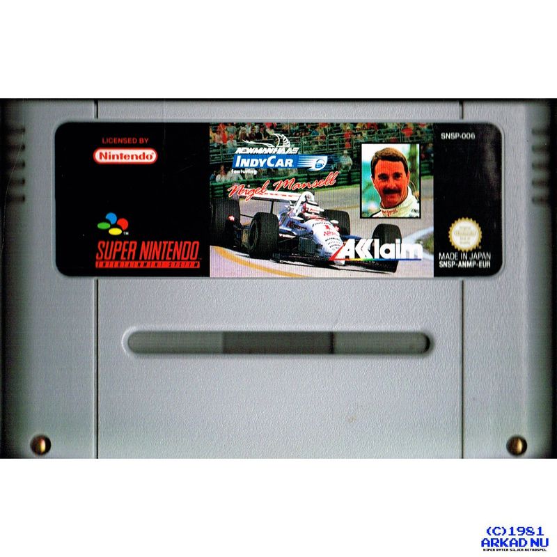 NEWMAN HAAS INDYCAR FEATURING NIGEL MANSELL SNES