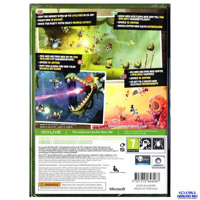 RAYMAN LEGENDS XBOX 360