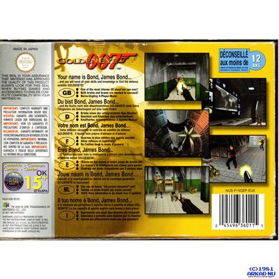 GOLDENEYE 007 N64 NINTENDO 64