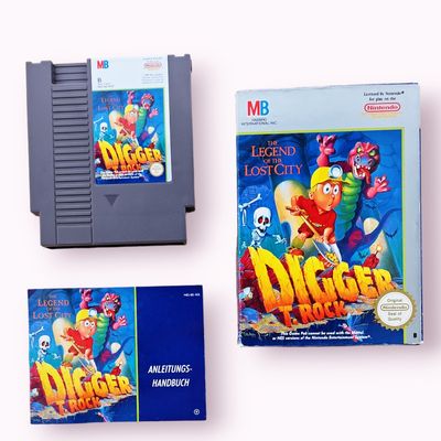 DIGGER T ROCK THE LEGEND OF THE LOST CITY NES